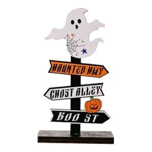 HALLOWEEN GHOST STREEY SIGN